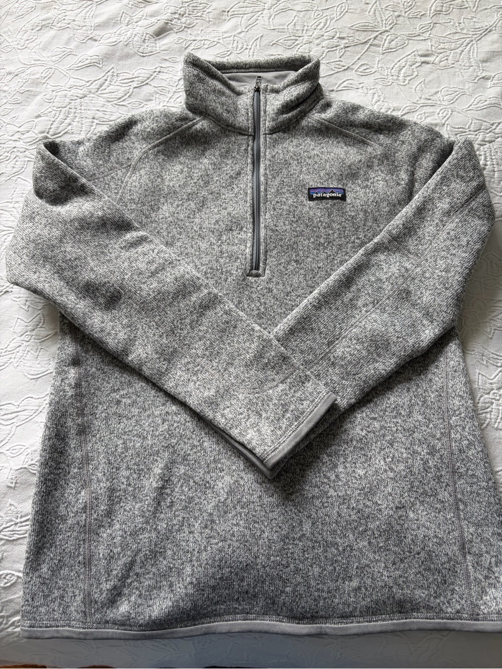 Patagonia Gray Half-Zip Fleece Pullover